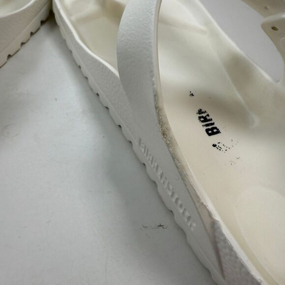 Birkenstock Gizeh Sandals Womens Size 5 Eva Sole White EU 36 Regular Fit - Picture 8 of 10